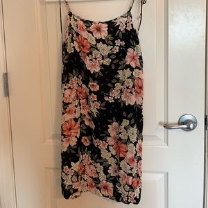 Billabong mini floral slip dress / coverup